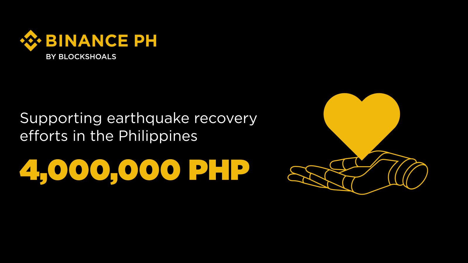 Binance PH by BlockShoals Mindanao relief effort